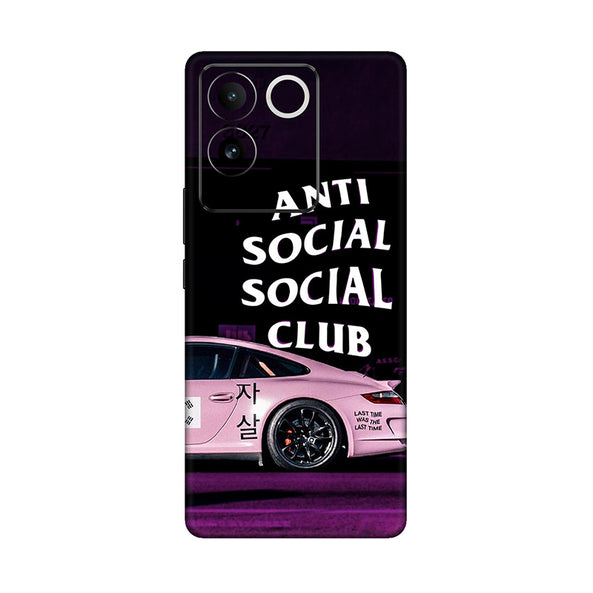 Vivo T Series Anti social club Mobile Skin