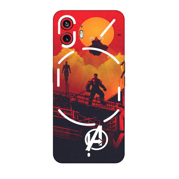 Nothing Series Avengers Mobile Skin Red