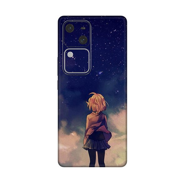 Vivo V series Anime Girl Mobile Skin