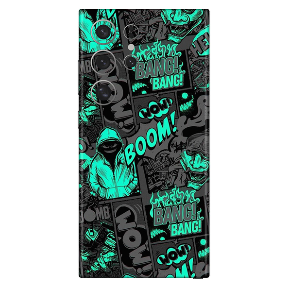 Samsung S24 series Bang Boom Art Mobile Skin