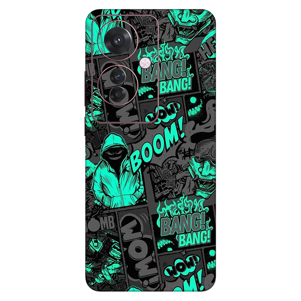 Oppo F Series Bang  Boom Art Mobile Skin