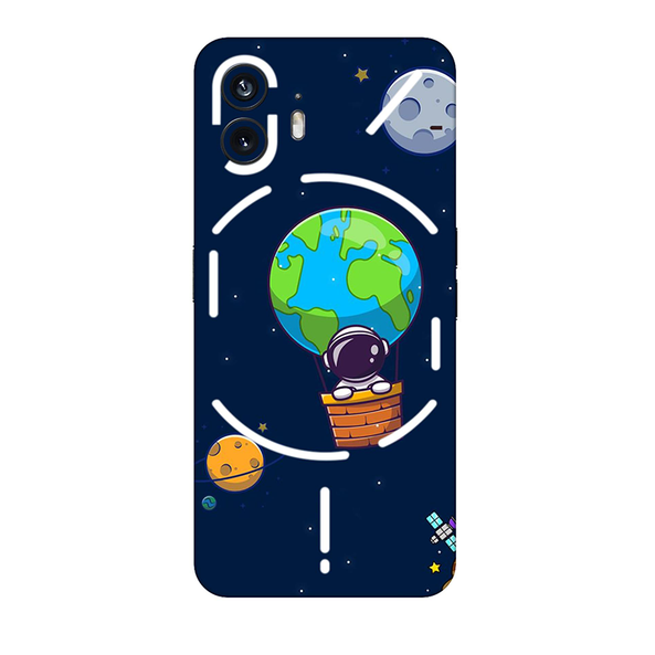 Nothing Series Astronaut With Earth Mobile Skin