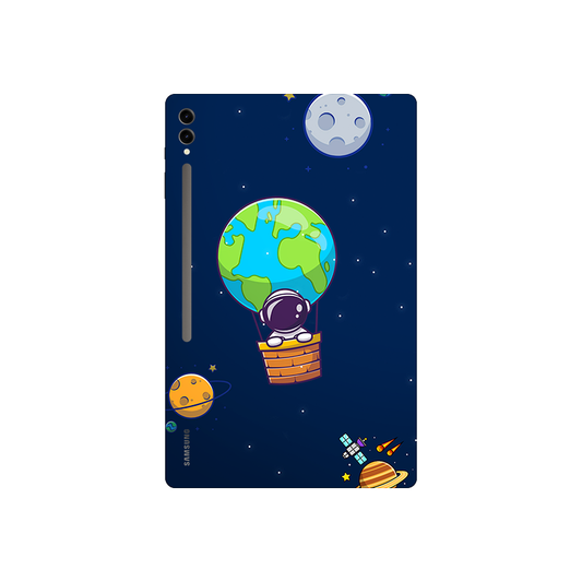 Astronaut With Earth Tablet Skin