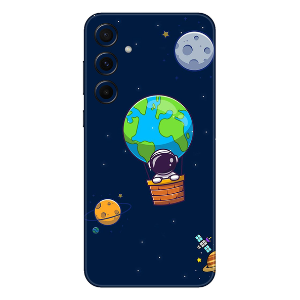 Samsung A Series Astronaut With Earth Mobile Skin