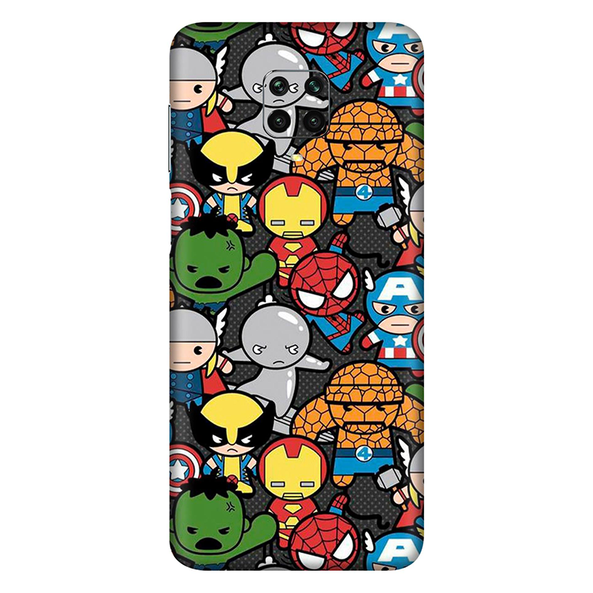 Xiaomi Redmi 9 Series Avengers Doodle Mobile Skin