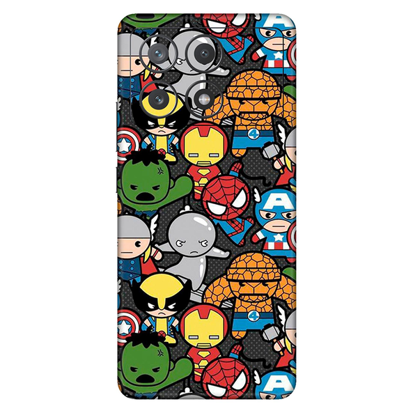 Poco X6 Series Nothing Series Avengers Doodle Mobile Skin