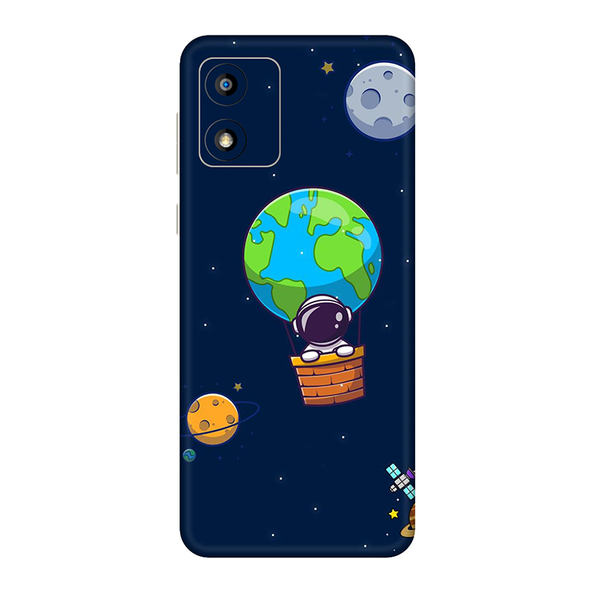 Motorola E Series Astronaut With Earth Mobile Skin