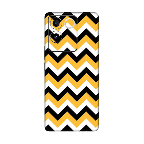 Yellow Strips Mobile Cover