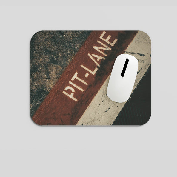 Pit Lane Race Track Mousepad