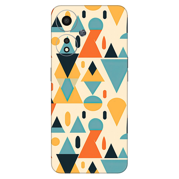 Oppo A Series Triangle Shape Geometric Mobile Skin