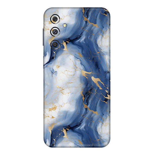 Samsung M Series Sapphire Blue Marble Mobile Skin