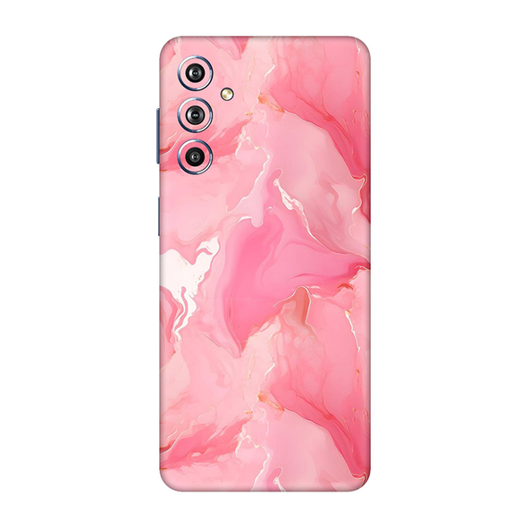 Samsung F Series Salmon Pink Marble Mobile Skin