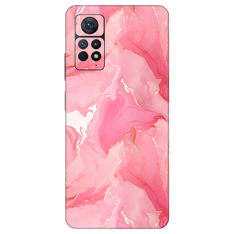 Xiaomi Redmi Note 11 Series Salmon Pink Marble Mobile Skin