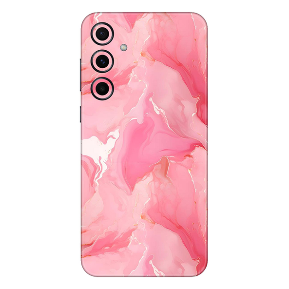 Samsung A Series Salmon Pink Marble Mobile Skin