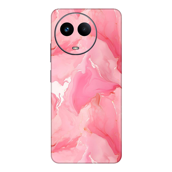 realme 11 Series Salmon Pink Marble Mobile Skin