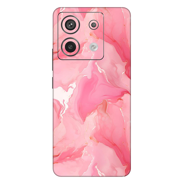 Xiaomi Redmi Note 13 Series Salmon Pink Marble Mobile Skin