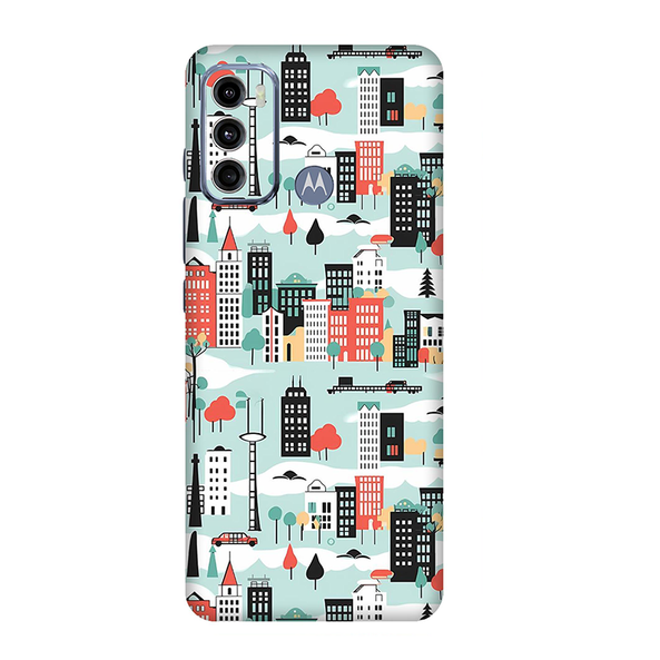 Motorola G Series Skyblue Street Mobile Skin