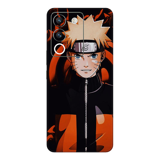 Vivo Y series Naruto Orange & Black Mobile Skin