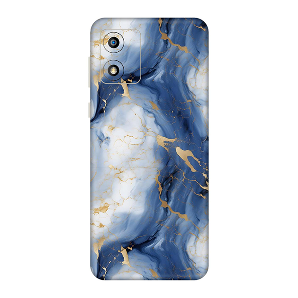 Motorola E Series Sapphire Blue Marble Mobile Skin