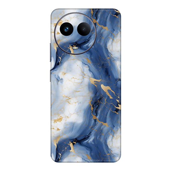 realme 11 Series Sapphire Blue Marble Mobile Skin