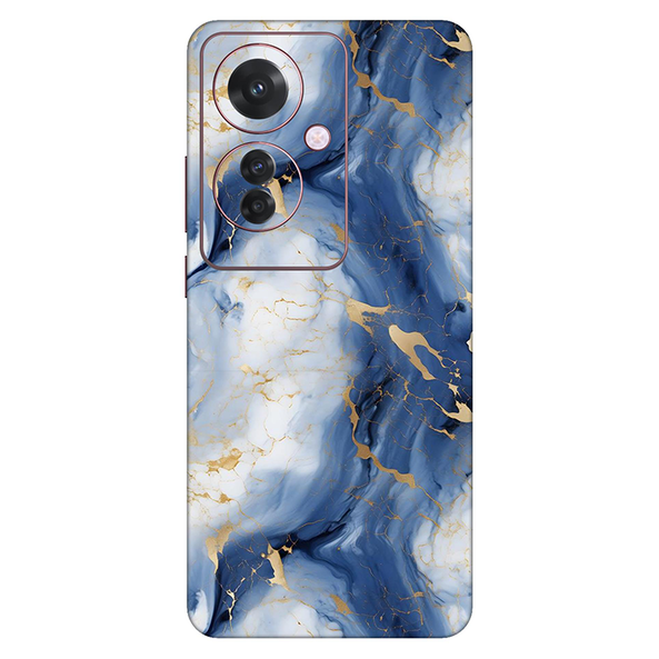 Oppo F Series Sapphire Blue Marble Mobile Skin