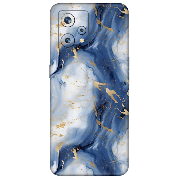 Realme 9 Series Sapphire Blue Marble Mobile Skin