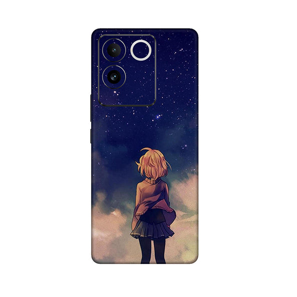 Vivo T Series Anime Girl Mobile Skin