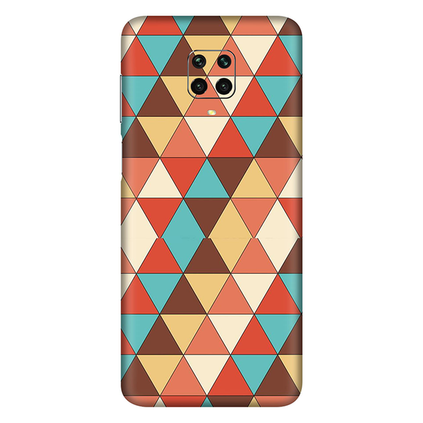 Xiaomi Redmi 9 Seamless Multicolored  Triangle Mobile Skin