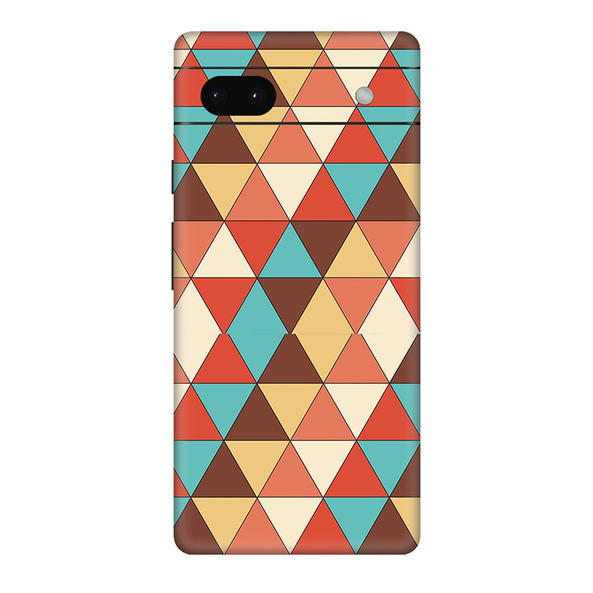 Google Pixel 6 Series  Seamless Multicolored  Triangle Mobile Skin