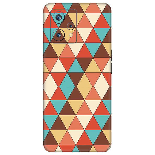 Realme 9 Series Seamless Multicolored  Triangle Mobile Skin