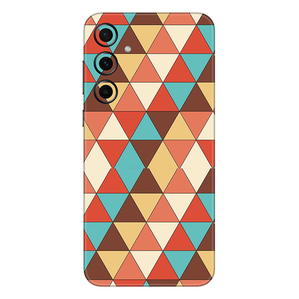 Samsung A Series Seamless Multicolored  Triangle Mobile Skin