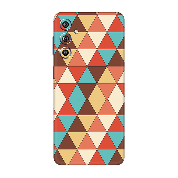 Samsung F Series Seamless Multicolored  Triangle Mobile Skin