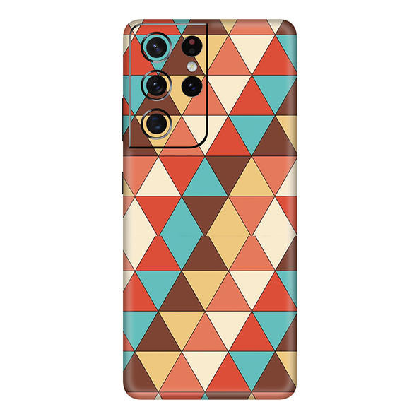 Samsung Galaxy S21 Series  Seamless Multicolored  Triangle Mobile Skin