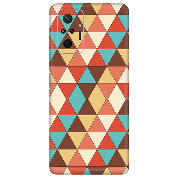 Xiaomi Redmi Note 10 Series Seamless Multicolored  Triangle Mobile Skin