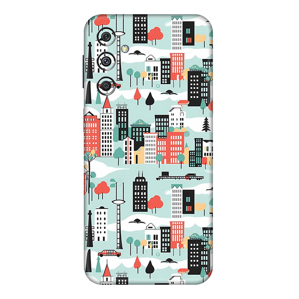 Samsung M Series Skyblue Street Mobile Skin