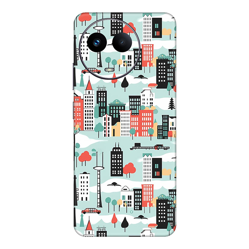 realme 11 Series Skyblue Street Mobile Skin