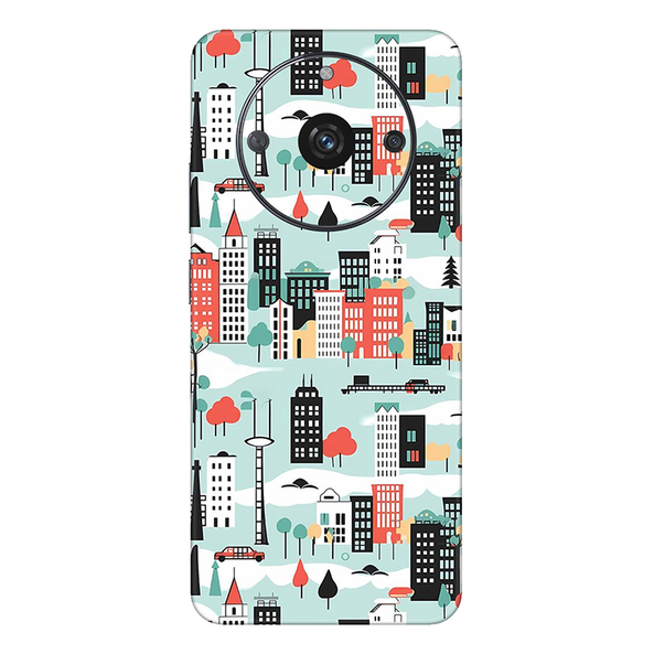 Realme Narzo Series Skyblue Street Mobile Skin