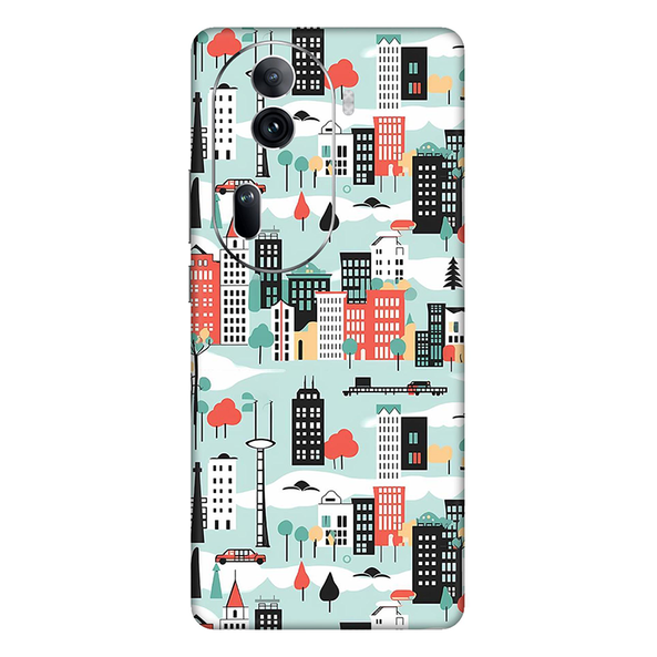 Oppo Reno Series Skyblue Street Mobile Skin