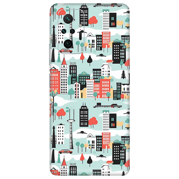 Xiaomi Redmi Note 10 Series Skyblue Street Mobile Skin