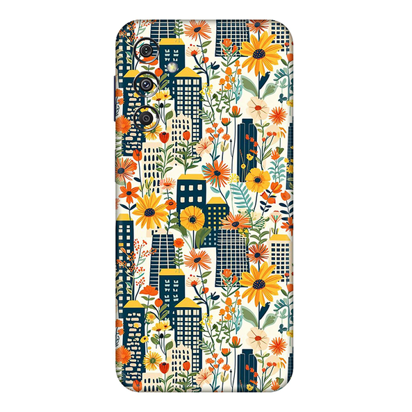 Samsung M Series Sunflower City Mobile Skin