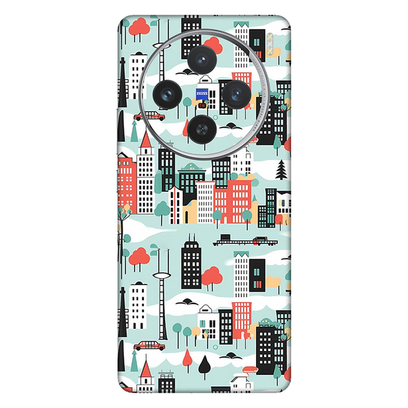 Vivo X series Skyblue Street Mobile Skin