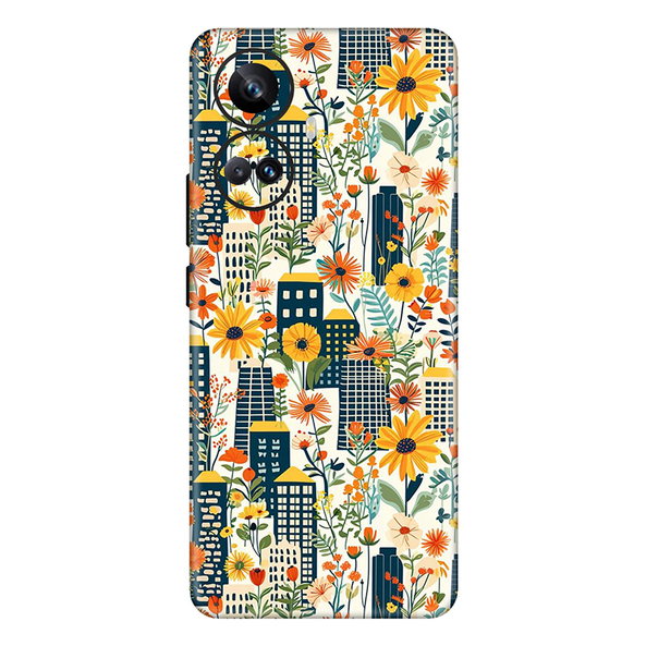 realme 10 Series Sunflower City Mobile Skin