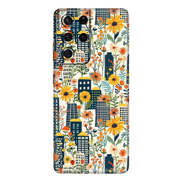 Samsung Galaxy S21 Series Sunflower City Mobile Skin