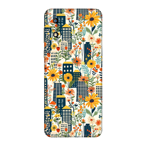 Motorola E Series Sunflower City Mobile Skin