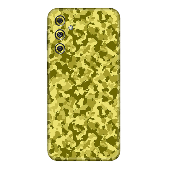 Samsung M Series Yellow Camouflage Mobile Skin