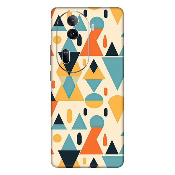 Oppo Reno Series Triangle Shape Geometric Mobile Skin