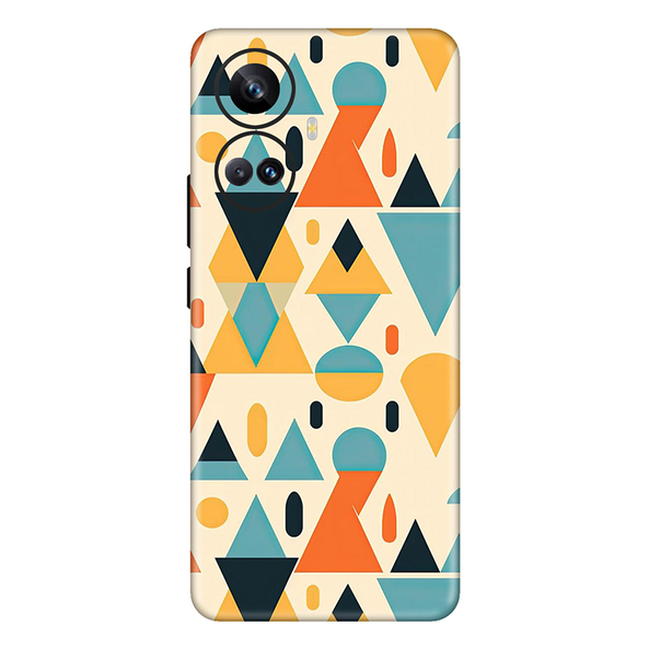 realme 10 Series Triangle Shape Geometric Mobile Skin