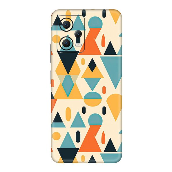 Poco X5 Series Triangle Shape Geometric Mobile Skin