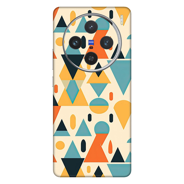 Vivo X series Triangle Shape Geometric Mobile Skin