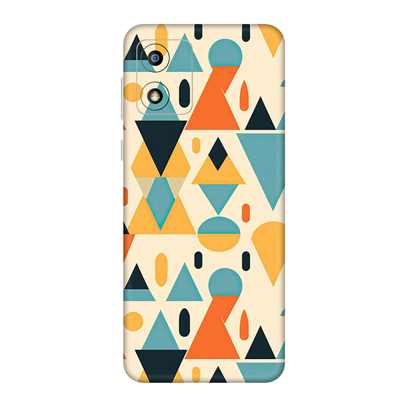 Motorola E Series Motorola E Nine Triangle Shape Geometric Mobile Skin